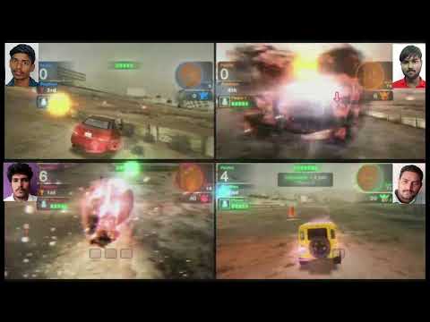 Blur Motor Mash 4 Player's Gameplay