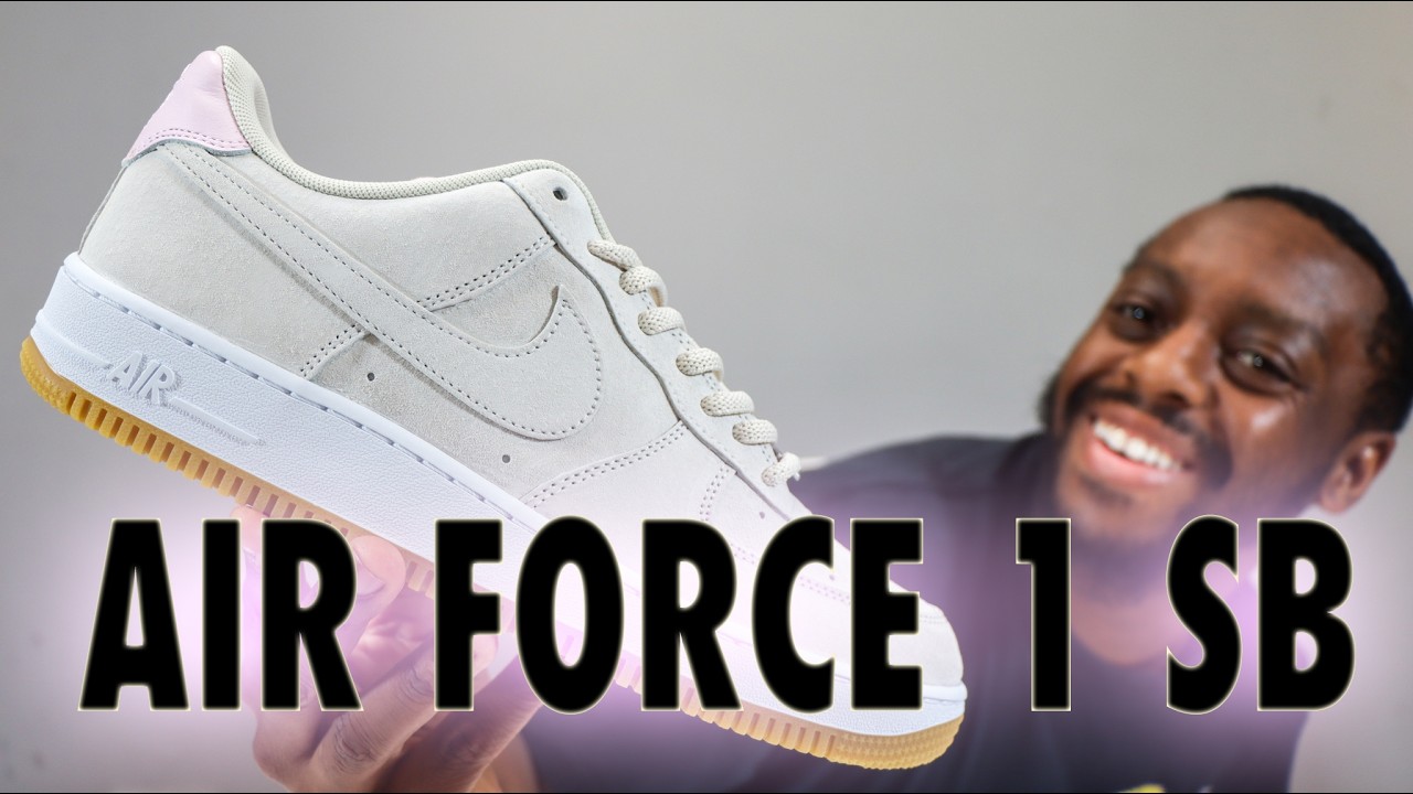 Nike Air Force 1 SB Light Orewood Brown Pink On Foot Review
