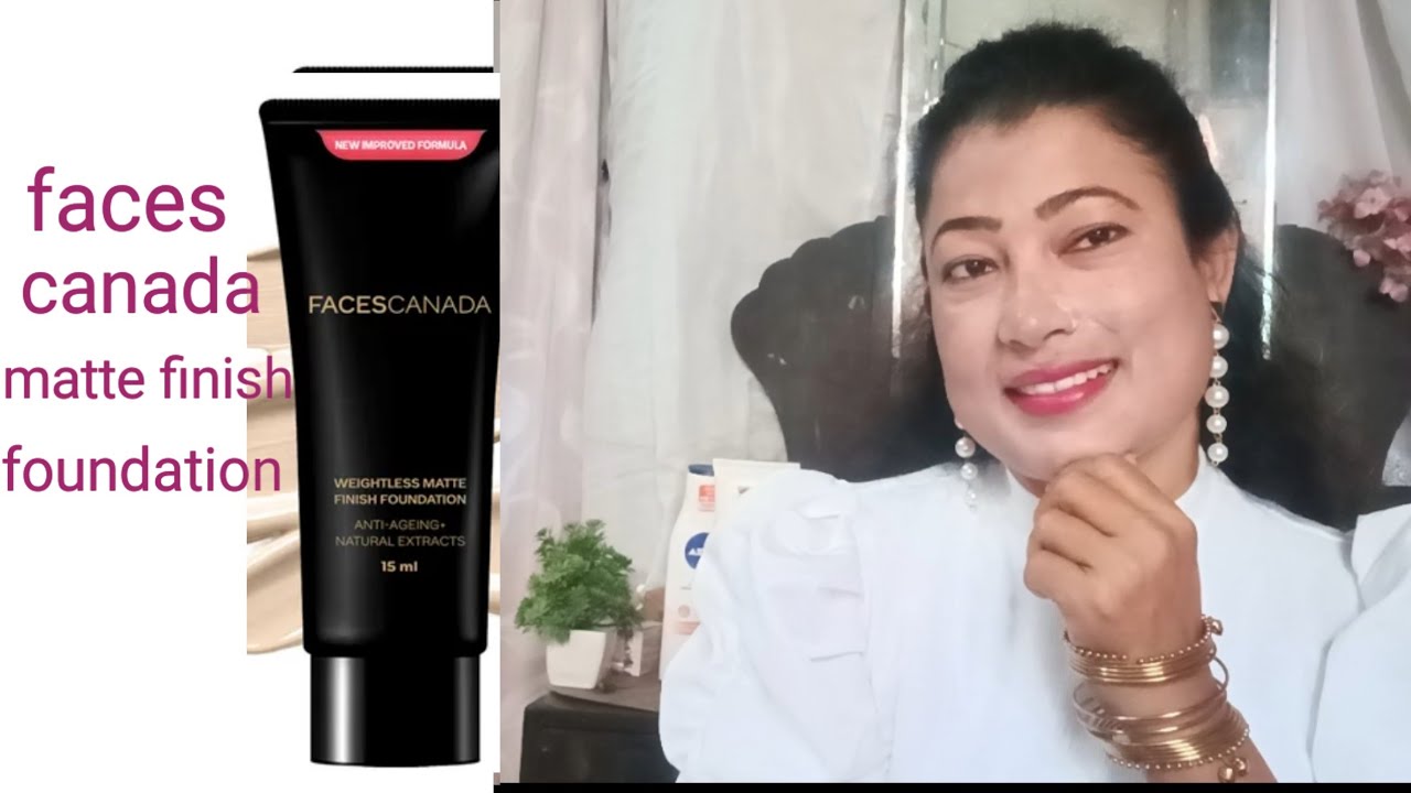 Faces Canada weightless matte finish  foundation | matte finish look | makeup look