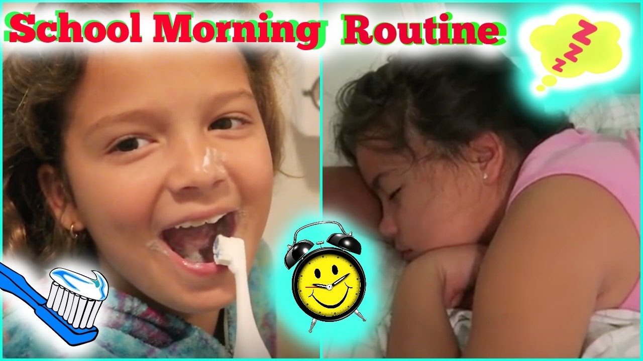 School Morning Routine 2017 ( Alisson & Emily ) Real !!! - YouTube