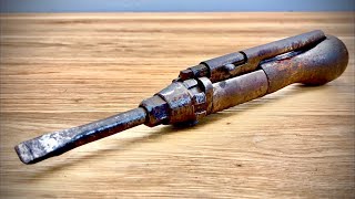 Antique Ratcheting Screwdriver Restoration | Mister Patina