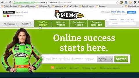 Domain forwarding and masking setup for GoDaddy.