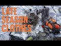 Sitka Gear Clothing List For Late Season Hunting