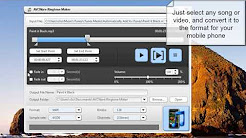 How to Make Ringtones for any Mobile phone for FREE. Free Ringtone software