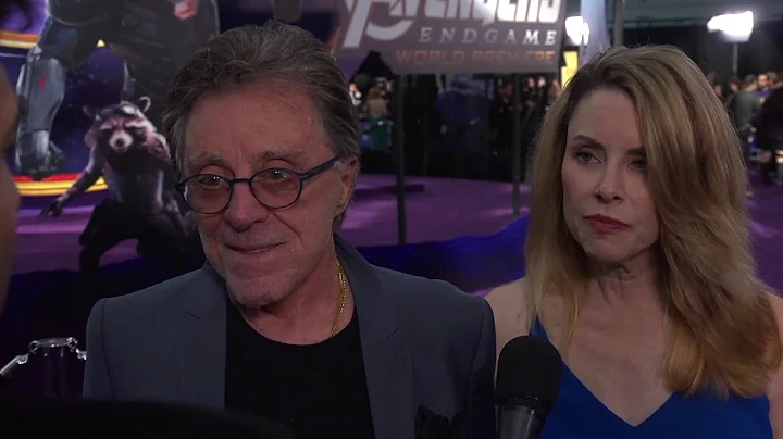Frankie Valli and Jackie Jacobs  at the "Avengers:...