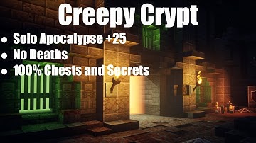 Minecraft Dungeons - Creepy Crypt (Solo Apocalypse +25, No Deaths)