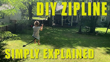 DIY Backyard Zipline - Short & Sweet Explanation