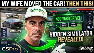 Ultimate HIDDEN Garage Golf Sim Build! (Square Tuner + GSPro Reveal)