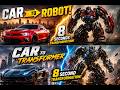 Car Turns Into Transformer in 8 Seconds 😱🔥 #shorts