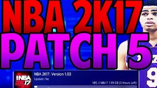 Nba 2k17 Most Important Patch 5 Notes!! | Ps4 And Xb1 Moving Screens Patched?