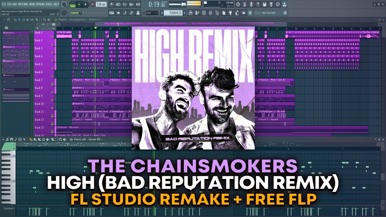 The Chainsmokers - High (Bad Reputation Remix) [FL Studio Remake + FREE ...