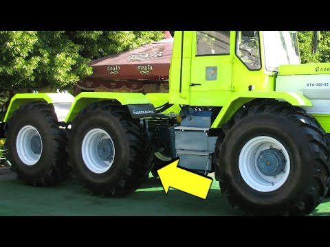 Видео: Т-150к на максималках. Трехосный трактор ХТА-300-03.