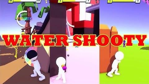 WATER SHOOTY gameplay walkthrough level 1 - 25 | character unlocked