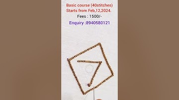 sugar beads practice 🪷#trending #viral #shorts #shortvideo #shortsfeed #aariwork #stitching #2024