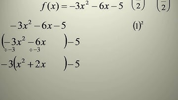 Trig 3.5 Examples Part 2 Quadratic Function Maxima and Minima.avi
