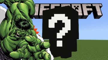 How to build The Incredible Hulk in Minecraft
