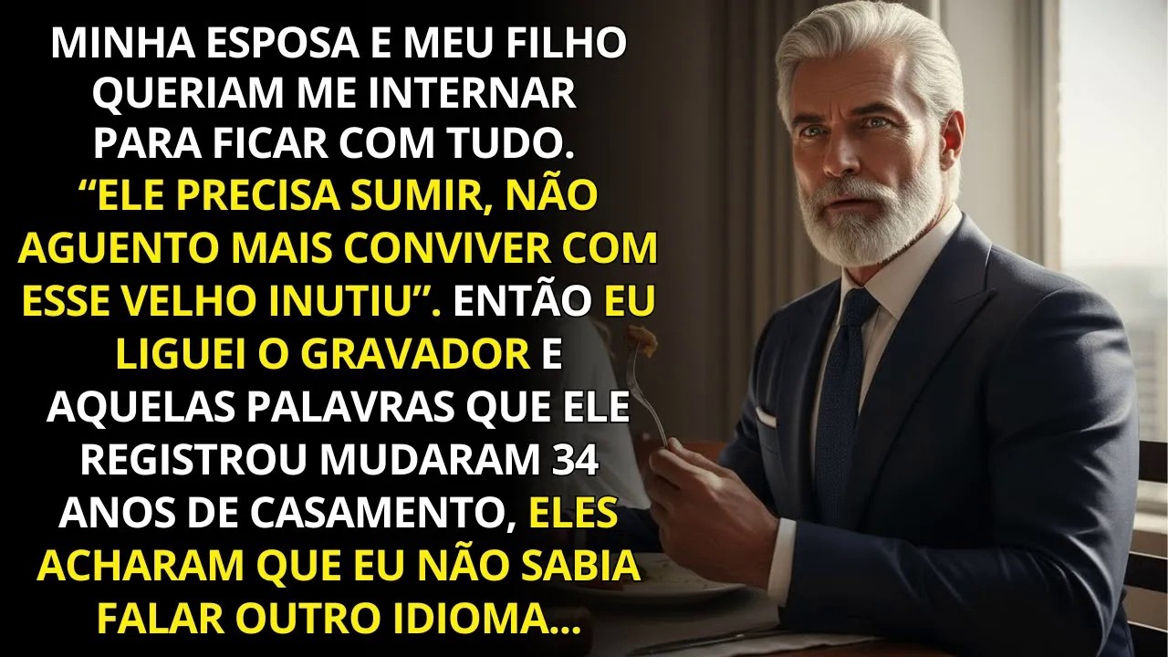 Minha esposa não sabia que eu falava inglês. Quando ouvi o que ela disse sobre mim no almoço…