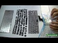 Como reparar el teclado de un notebook. Repair the keyboard of a notebook.