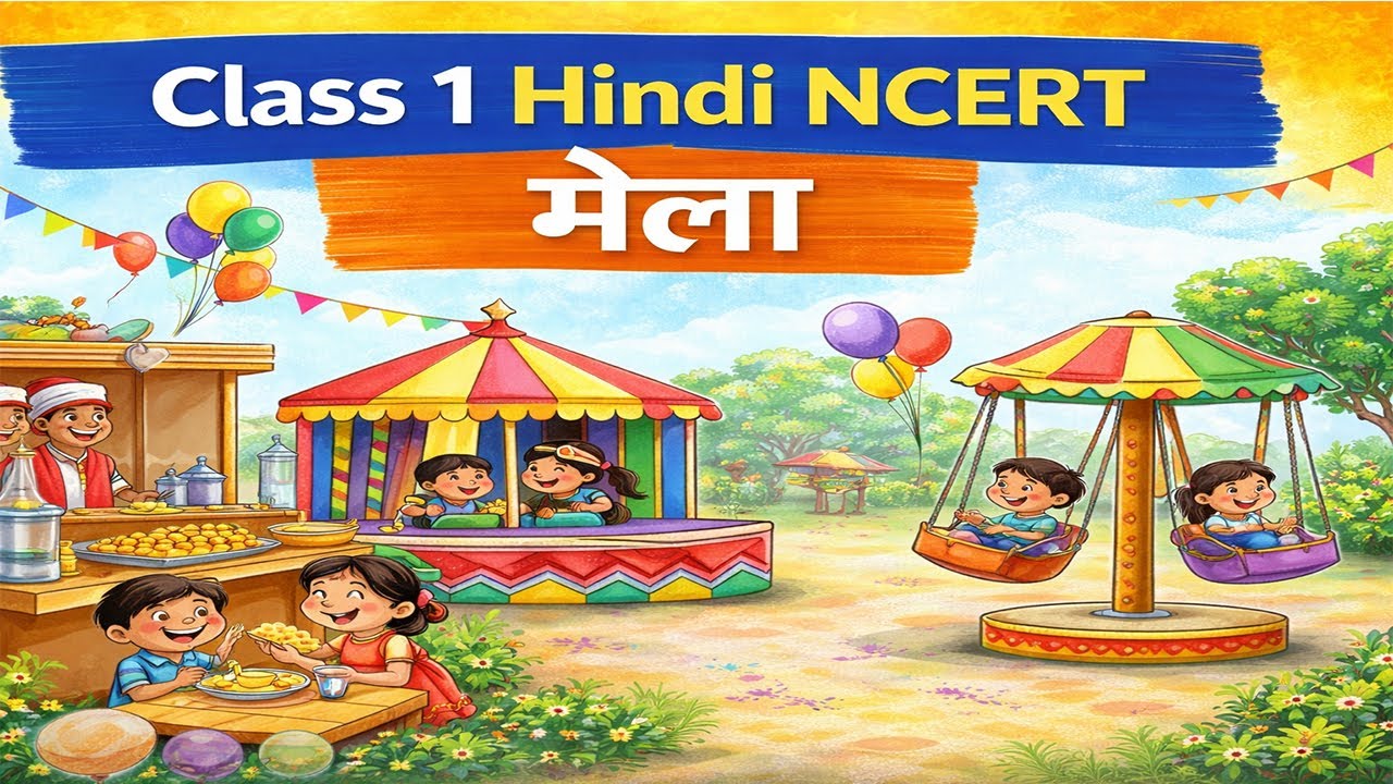 मेला | Class 1 Hindi Lesson | NCERT Chapter 13 Explained for Students
