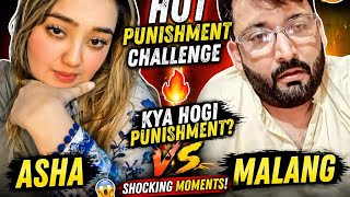 Hot Punishment Challenge 🔥 Ayesha vs Malang TikTok Live | Shocking &amp; Funny Moments 😂pr.2 video 