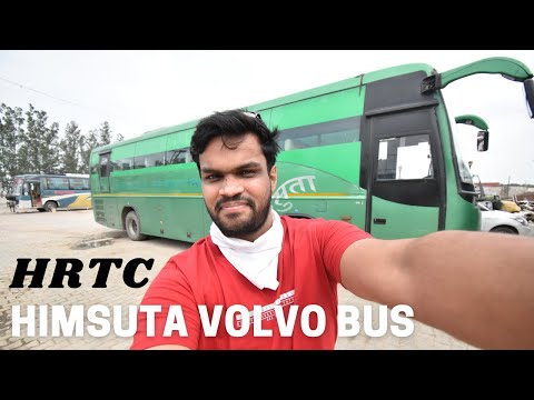 Delhi to Shimla Volvo Bus Journey in HRTC Himsuta