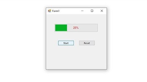 How to Create a CustomControl Progressbar With Text and DisplayStyle - VB.net @mikecodz2821