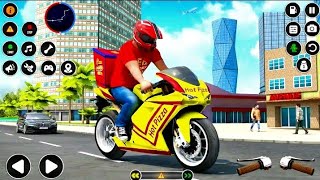 Pizza Delivery Boy Bike Racing Games Driving Simulator - Android GamePlay screenshot 2