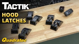 Tactik Hood Latches for Jeep Wrangler JK, Wrangler JL & Gladiator JT