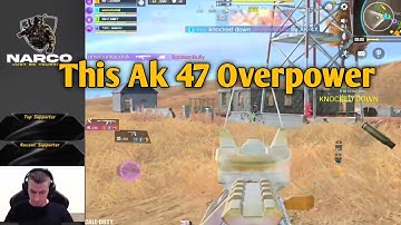 CoD Narco Testing  New Ak 47 Gun Smith Its OverPower | COD MOBILE #codm