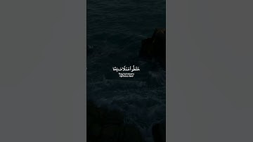 وَآخَرُونَ اعْتَرَفُوا بِذُنُوبِهِمْ|سورة التوبة|القارئ ماهر المعيقلي😴❤️.