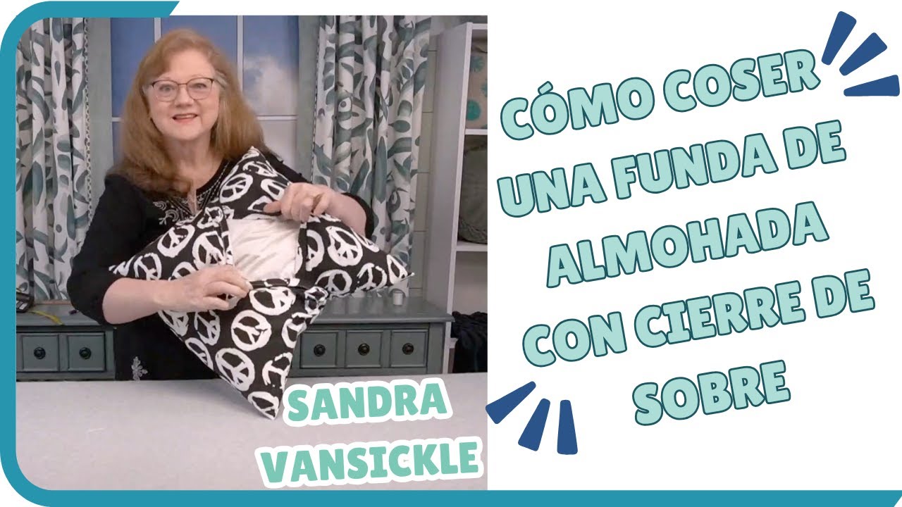 Cómo Coser una Funda de Almohada Tipo Sobre | Costura Fácil