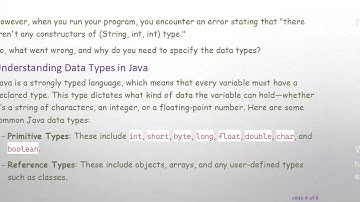 Understanding the Importance of Data Types in Java Programming