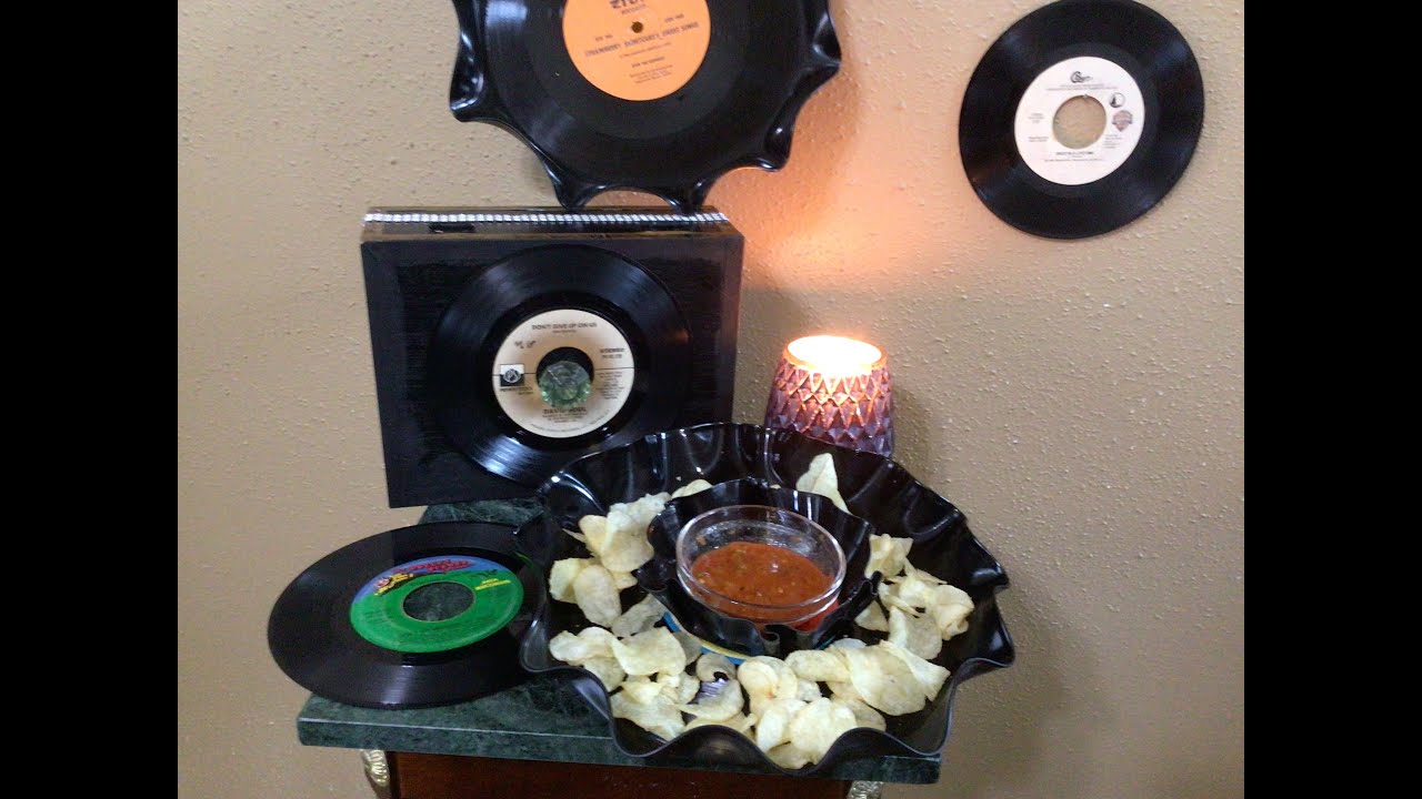 CHIP & DIP RECORD BOWL & CIGAR BOX DECOR 🤩👍🎉
