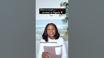 How to create a payoneer account in Nigeria #payoneertutorial#payment