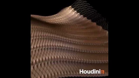 Houdini soft wool fabric. #cgi #fx #houdinifx #vfx