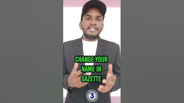 உங்கள் பெயரை மாற்றிக்கொள்ளலாம் ‼️💯 #law #name #change