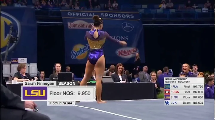 Sarah Finnegan Floor LSU SEC Championships 2019 10...