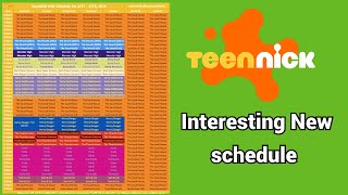 TeenNick's interesting new schedule