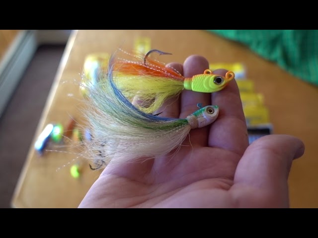 Ice fishing lures for lake trout in the Boundary Waters. Spoons, jigs