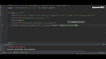 Criando Jogo da Forca em Python!