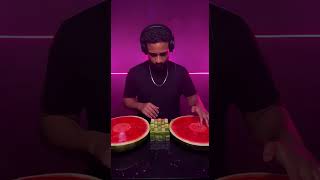 Watermelon Bass   asmr dj veo3 watermelon foodmix sounddesign shorts