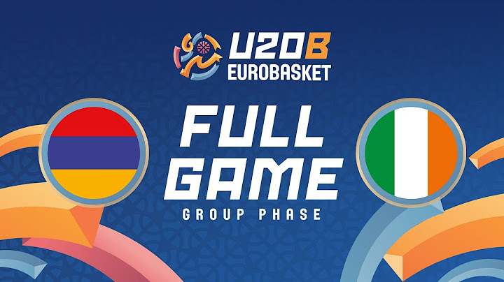Group Phase | Armenia v Ireland | Full Basketball Game | FIBA U20 EuroBasket 2025 Division B