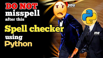 Spell Checker with GUI Python Program