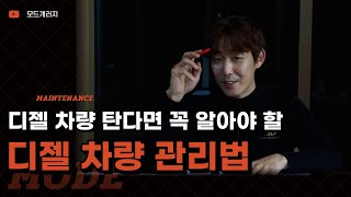 디젤 차량 탄다면 꼭 알아야 할 관리법!🚗｜자동차 관리법｜MODE