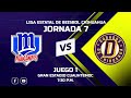 Beisbol Estatal 2022 Dorados de Chihuahua Vs Manzaneros de Cuauhtémoc Juego 1 Jornada 7