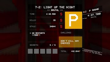 Daily ULTRAKILL P-rank until I get HRT (day 69 | 7-2)