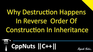 Destructor In C++
