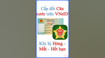 Cách làm thủ tục Cấp Căn cước trên VNeID khi CCCD hỏng mất hết hạn