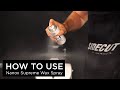 How to use Nanox Spray Wax