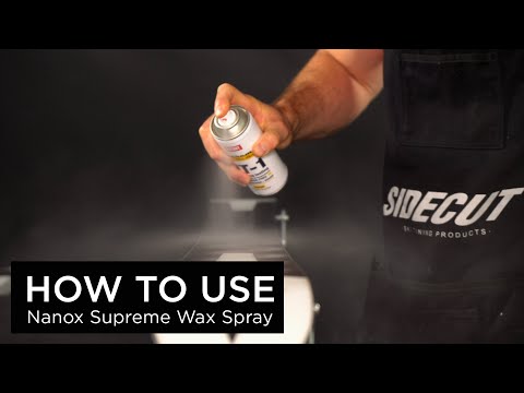 How to use Nanox Spray Wax